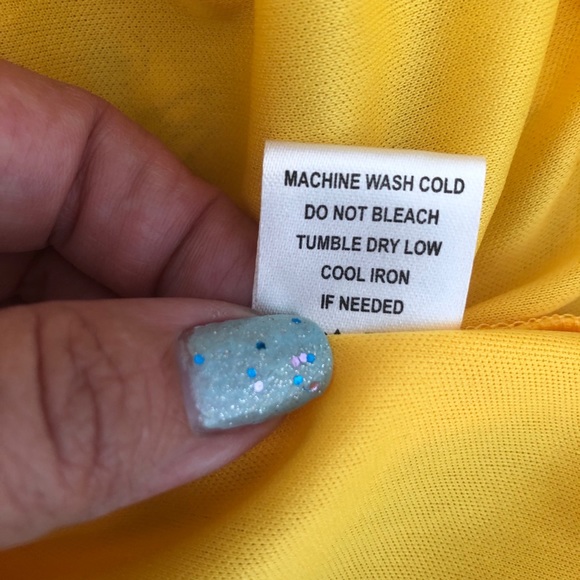 Tacera Yellow Floral Maxi Dress size 1X - Picture 14 of 15